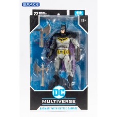 DC Multiverse Batman With Battle Damage Dark Nights: Metal